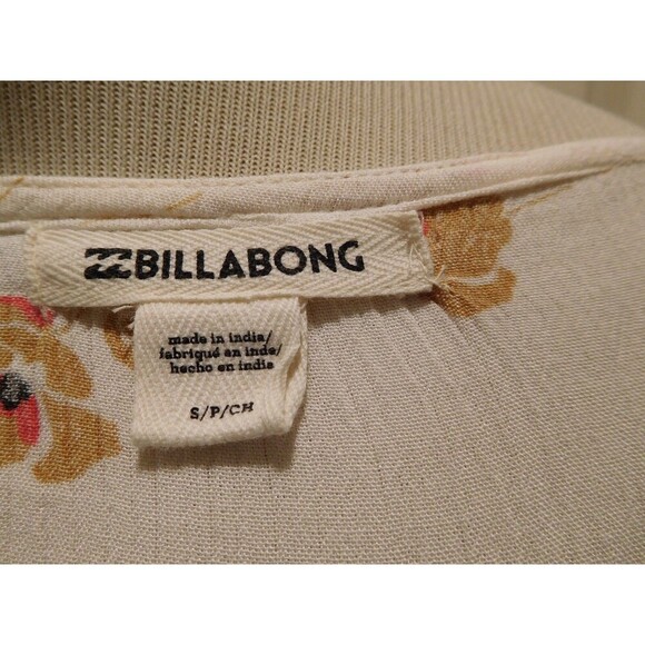 Darling BILLABONG "Lust Wild Top" Tie-Up Crop Top w/Bell Sleeves Size Small - Picture 10 of 12